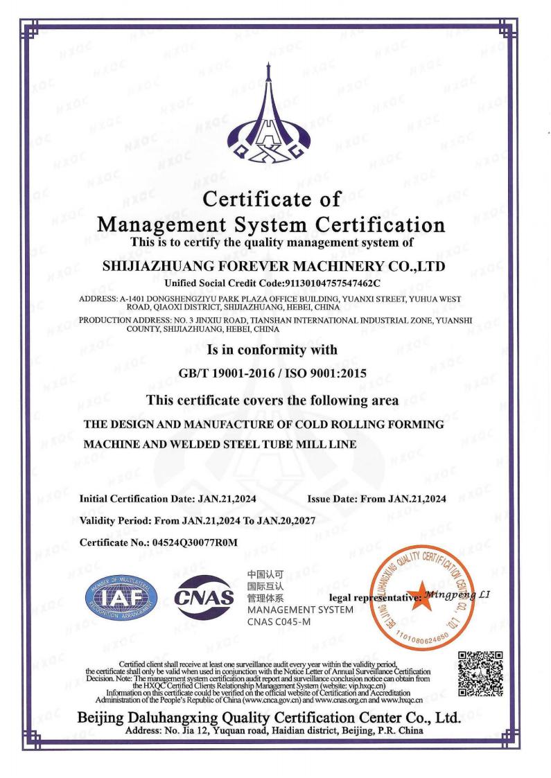 ISO Certification 2024