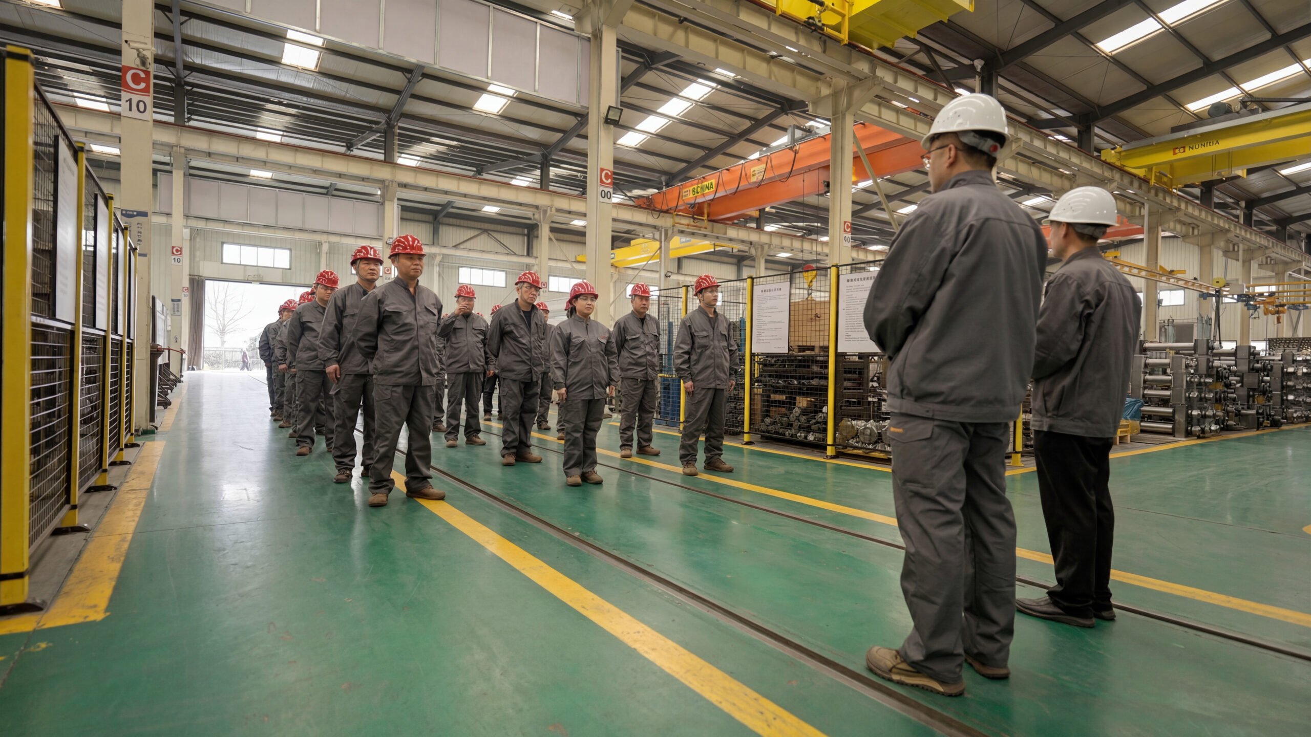 Engineering Team Working